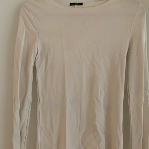 Long sleeve white top
